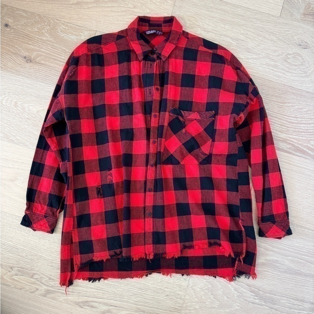 Zara Plaid Shirt - Picture 2 of 6